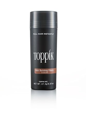 TOPPIK 27,5 g de fibras capilares, densificador de pelo, pelo a granel, color marrón rojizo
