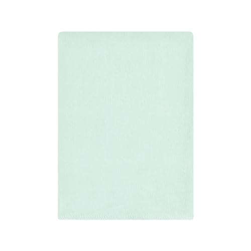 Image of Hudson Baby Unisex Baby Cotton Poly Flannel Burp Cloths Bundle, Eucalyptus, One Size
