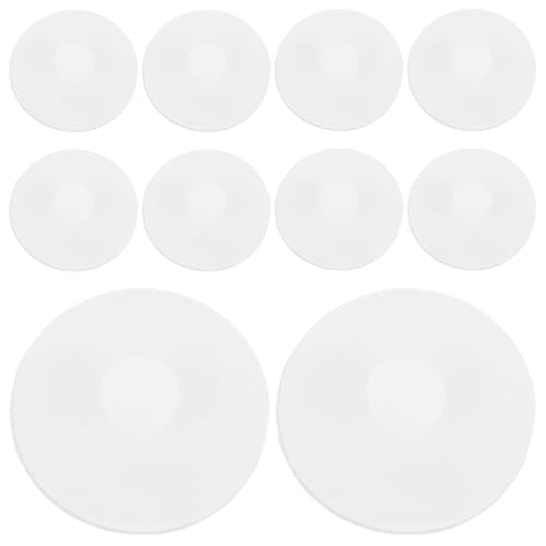 ZUNOXAZ 10個 ビッグベリーカップ 漏れ防止蓋 シリコンボトルキャップ ボトルストッパー 水筒の栓の交換 White