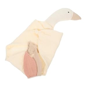 HEALSOPTHY Schwanen-Schnuffeltuch mit Handpuppe