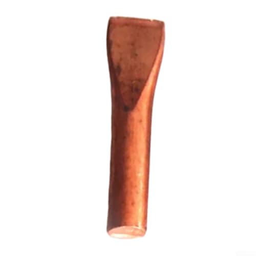 Image of Pure For Red Copper Soldering Iron Tip 500w External Heat Bent Flat Head Design For Heavy Duty Large Area Welding Applications