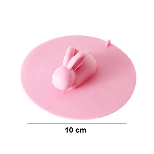 Tapones de Drenaje de Silicona Rosa para Bañera 4 piezas miniatura 2