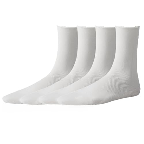Image of 4 pairs of slouchy socks for women, lightweight velvet, with a baby like texture