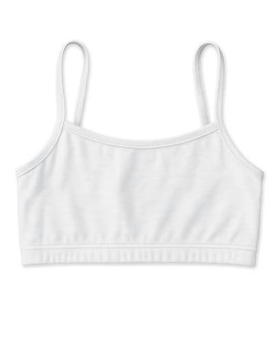 Andrew Scott Girls Cotton Stretch Cropped Cami Training Bra | Pack of 102