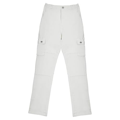 Pantalon cargo femme multi poches taille haute S résistant pour sport et extérieur