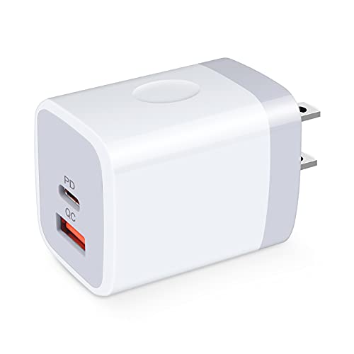 20W Fast USB C Charger for Pixel 8a 8 7 6 Pro 7a 6a,Dual Port PD 3.0 Type C Wall Charger Plug Quick Charging Block for iPhone 15 14 13 12 11 Pro Max,SE,8 Plus Samsung Galaxy s24 S23 S22 Ultra S21 S20