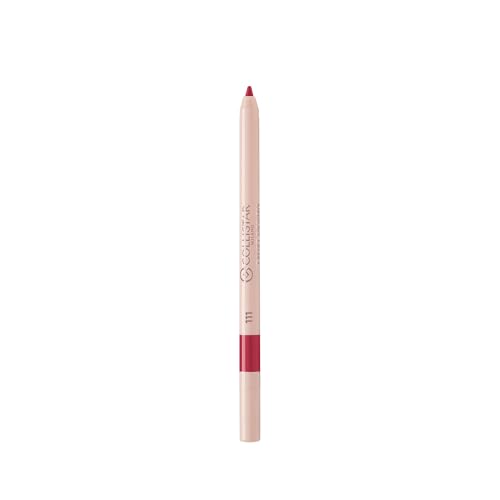 Collistar Twist Design Lápiz de contorno de labios automático, larga duración, resistente al agua, textura cremosa y decolorable, acabado lechoso suave con sacapuntas integrado, N 111 - Rosso Milano