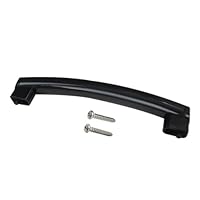 WB15X10278 Microwave Oven Door Handle Black Replacement for GE Hotpoint JNM3161MF1SA JVM3160RF1SS JNM3161RF1SS, Microwave Door Replace 261300714902 3025557 PS8754175