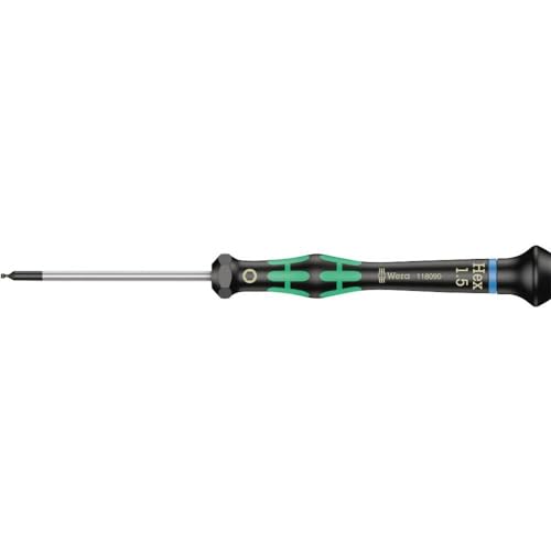 Wera 05118090001 2052 BALL END HEXAGON SCREWDRIVER FOR ELECTRONIC APPLICATIONS 1.5 X 60 MM image 3