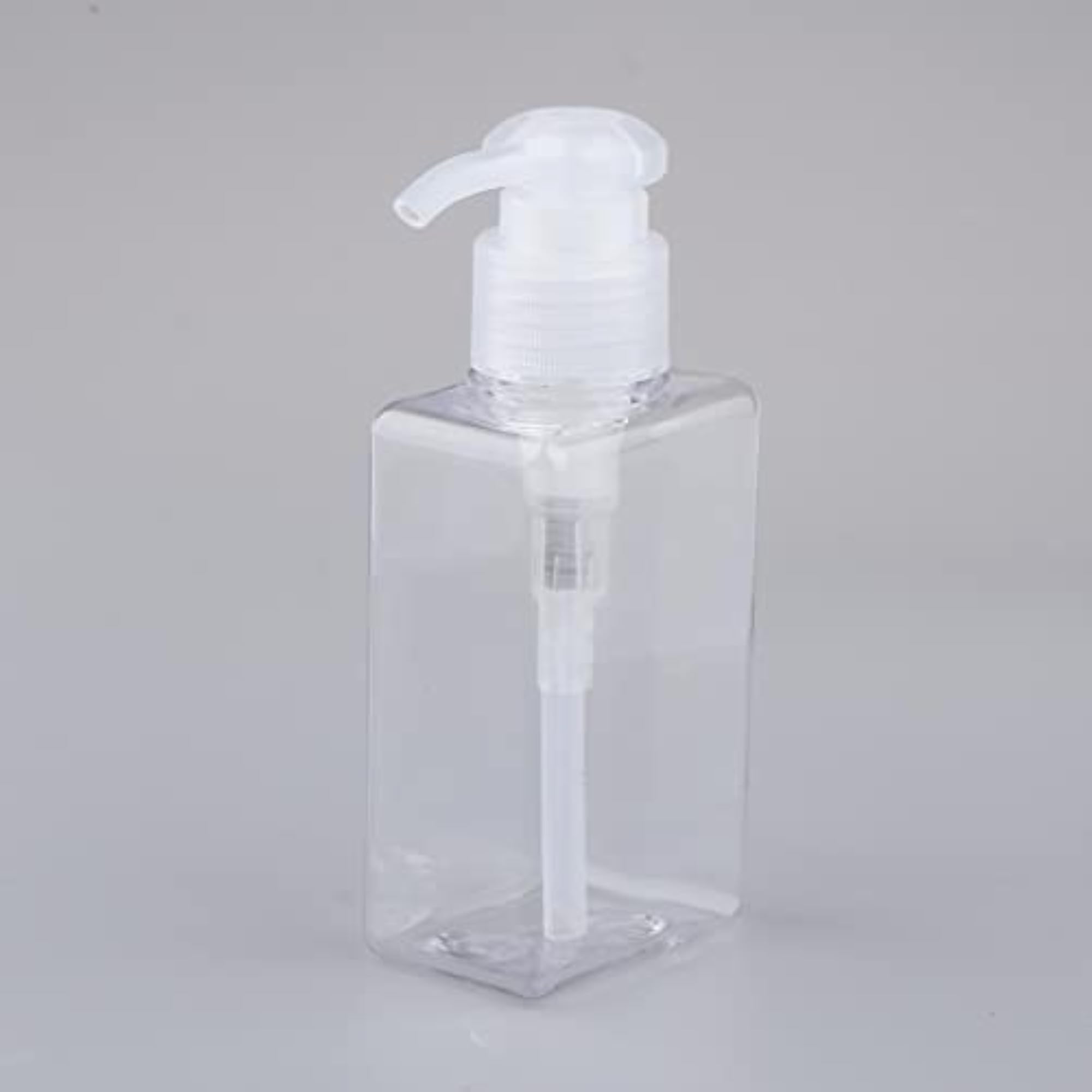 2x PETG Pump Dispenser Lotion Bottles, 100ml Clear