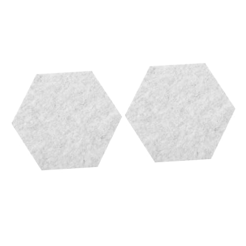BESPORTBLE 2 piezas paneles absorbentes de sonido de alta densidad aislamiento acústico para reducción de ruido en estudios, oficinas y teatros en casa gris miniatura 1