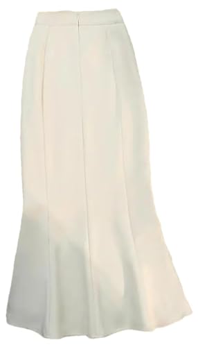 Stylish Women's Autumn Woolen Fishtail Skirt High Waist Slim Fit Casual and Elegant