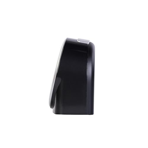 SEIKO QHE211KLH Non Ticking Bedroom Alarm Clock, Black, 5 Inches - Image 2