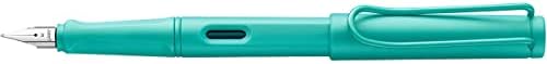 Lamy – 021 – Penna stilografica Safari Candy, colore: acquamarina, pennino M Lamy – 021 – Penna stilografica Safari Candy, colore: acquamarina, pennino M