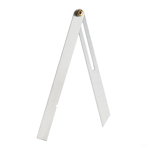 TONIXY Sliding Bevel Adjustable Bevel Gauge T-Type Bevel Ruler 15Cm/25cm With Brass Nut For Woodworking Dovetail And Angle Marking Gauge(15cm)