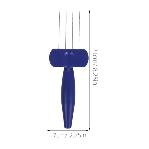 CORHAD Blue Cord Knitting Machine Hand Rope Knitting Hook for DIY Crafts