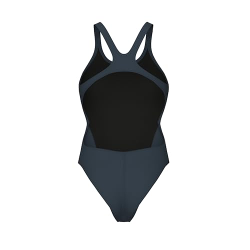 Image of Arena Womens Solid Team Swimsuit Swim Tech Back MaxLife Open Back Bathing Suit Athletic Swimwear