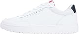 Tommy Hilfiger Herren Basket Core Lite LTH Fm0fm05868 Low Top, White (White), 43 EU
