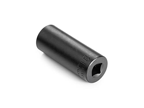 Image of TEKTON 3 /8 Inch Drive x 18 mm Deep 12-Point Impact Socket | SID13318