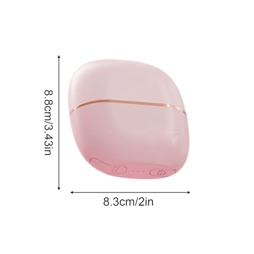 Plancha de Cabello Portátil Mini sin Cable Rosa miniatura 2