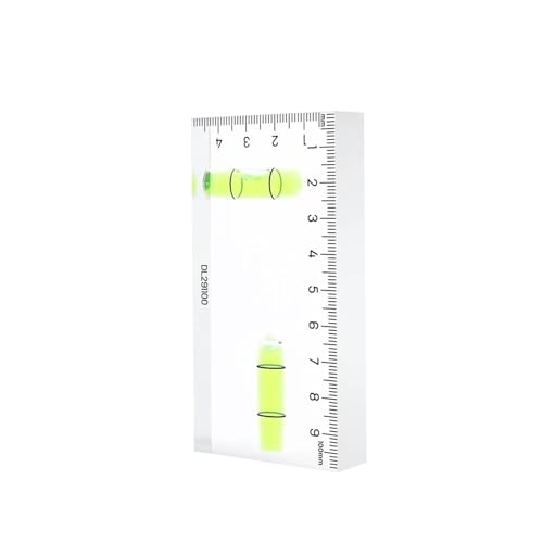 Outil de mesure pour étagère droite avec bulle à 2 niveaux acrylique