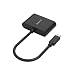Hama USB C auf VGA und HDMI Adapter, 4K Ultra HD, Full HD 1080p (2in1 USB C Adapter mit HDMI Buchse und VGA Buchse zum Anschluss von PC, Laptop, MacBook, Tablet, iPad, Handy an Monitor, TV, Beamer)