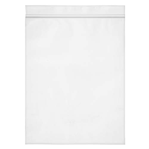 UNIS 8 X 10 3 Mil 100 Count Poly Reclosable Plastic Zip Clear Bag
