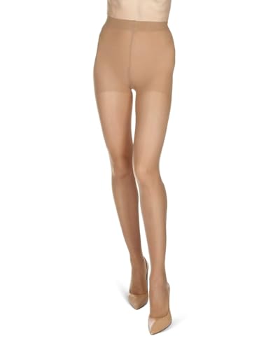 Melas 6 Pair Women's 8-Denier Bare Control Top Pantyhose