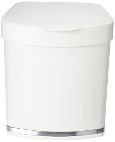 Lixeira 2, 5 Litros Eleganza Branca, Future, Branco