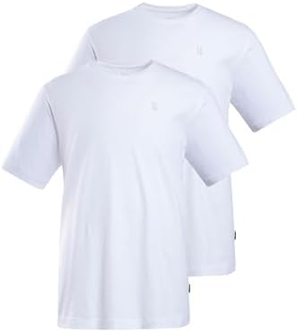 JP 1880 Herren Bis 8XL, T-Shirt im Doppelpack, Basic-Shirt aus Reiner Jerseyqualität, Rundhals, Bequeme Passform T-Shirt (2er Pack)