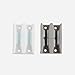 ORFOFE 10pcs Shower Door Guides Plastic Bumpers and Bottom Track for Glass Sliding Doors Easy Installation Design Replacement Parts for Shower Rooms