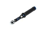 GEDORE Torcoflex Drehmomentschlüssel, 1/4 Zoll, 5-25 Nm, Mit Hebel-Umschaltknarre, Stahlrohr, Schwarz/Blau