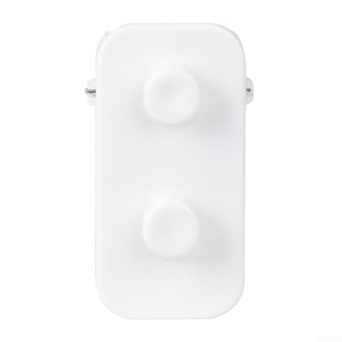 Equestrian Jump Cup Holder Safety Lock Adapter for Horse Competition Obstacles, Automatic Release Function, Plastic Material, White