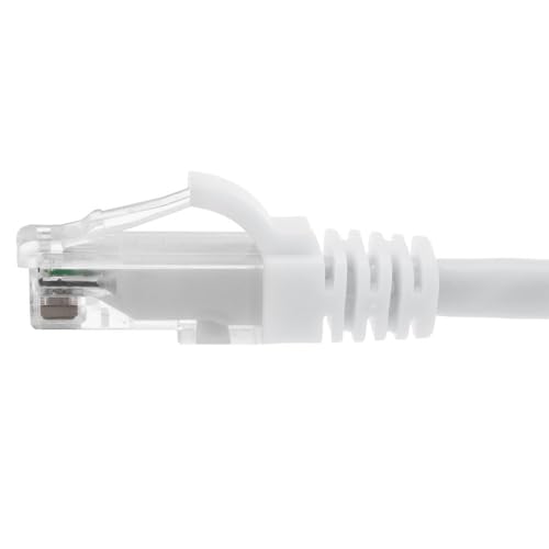Cable de Red CAT6A Patch 2 ft S/FTP con RJ45 Blanco miniatura 6