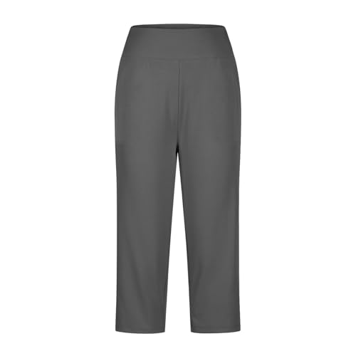 Capri Pants for Women Stretch High Waisted Crop Office Work Pants Summer Casual Capris Slacks Yoga Dress Pant with Slits2