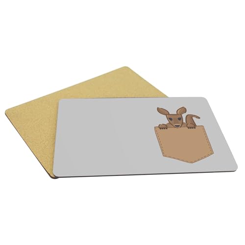 Set de table liège anti rayure napperons gris grand format