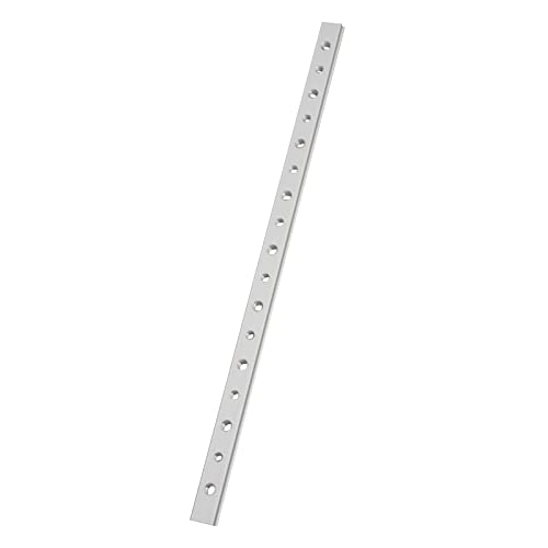 Woodworking T-slide, 100mm/200mm/300mm/450mm T-Track Slot Aluminum Alloy T-Track Fixture Slot Straight Edge Clamping Tool for Table Saw Router Table Woodworking Tool (450MM)