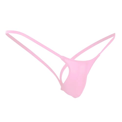 Men's Sissy G-String Thong Underwear Femboy Panties Bulge Pouch Jockstrap Lingerie