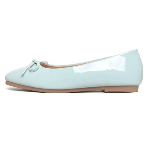 Image of Dear Time Women's Casual Foldable Ballet Flats Square Toe Ballerina Flats Shoes Comfortable