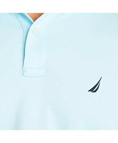 Image of Nautica Men's Classic Fit Short Sleeve Dual Tipped Collar Polo Shirt