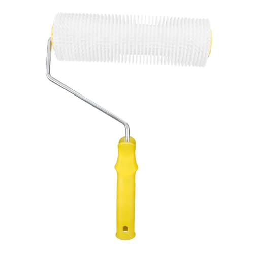 NUOBESTY Cepillo De Antiespumante De De Púas Para Pisos Autonivelantes Para Aplicación De Pintura De Interiores Herramienta De Pintura Para Reparaciones De Paredes