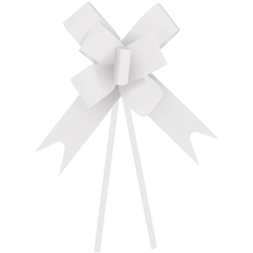 Laço Pronto, Liso, 48mm, Branco, Pacote com 10 unidades, Cromus