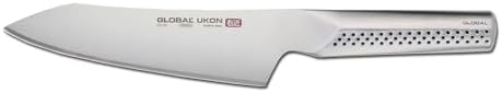 Global Ukon 5 inch Vegetable Knife - Lightweight Japanese Stainless Steel, Razor Sharp Edge, Ambidextrous Thumb Rest, Made in Japan, GUM-10 - Thumbnail 5