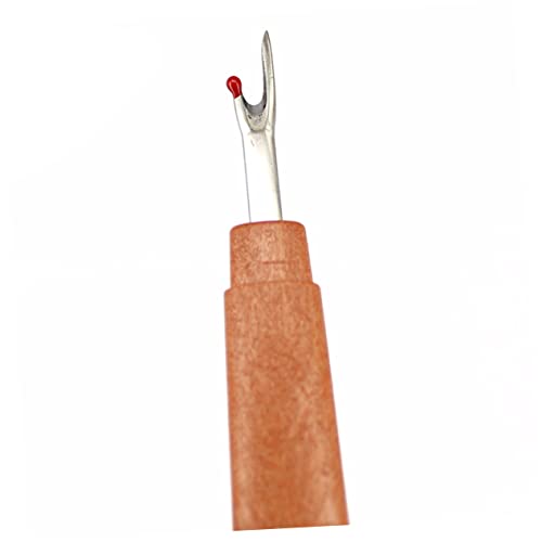 HOMSFOU Metal and Wood Sewing Kit Seam Ripper Comfortable Grip Thread Remover for Seam Cutting