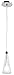 Access Lighting Access 50543-CH/CLOP Contemporary Modern One Light Pendant from Icicle Collection in Chrome Finish, 9.50 inches