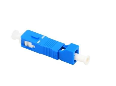 Adaptateur à fibre optique SC/ST/FC/LC - Prise simple/multimode vers mâle SM 9/125 hybride mâle pour des réseaux fiables (SC-LC SM)