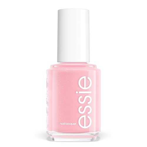Image of Essie Nail Polish 9 Vanity Fairest Sheer Pastel Pink Shimmer Colour, Original High Shine and High Coverage Nail Polish 13.5 ml