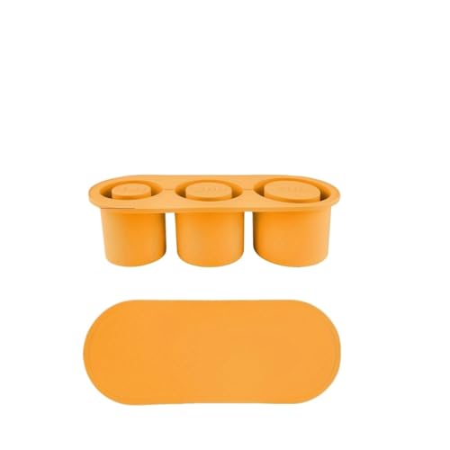 Household Ice Tray, 3-Pack Hollow Cylinder...