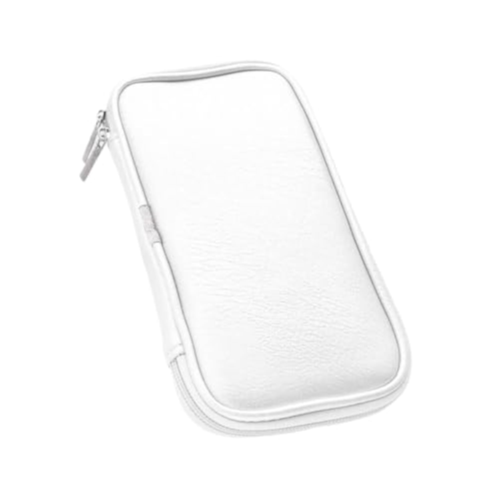 Professional Makeup Brushes Organizer Bag for Women, White