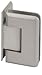 C.R. LAURENCE P1N044SN CRL Satin Nickel Pinnacle 044 Series Wall Mount Offset Back Plate Hinge